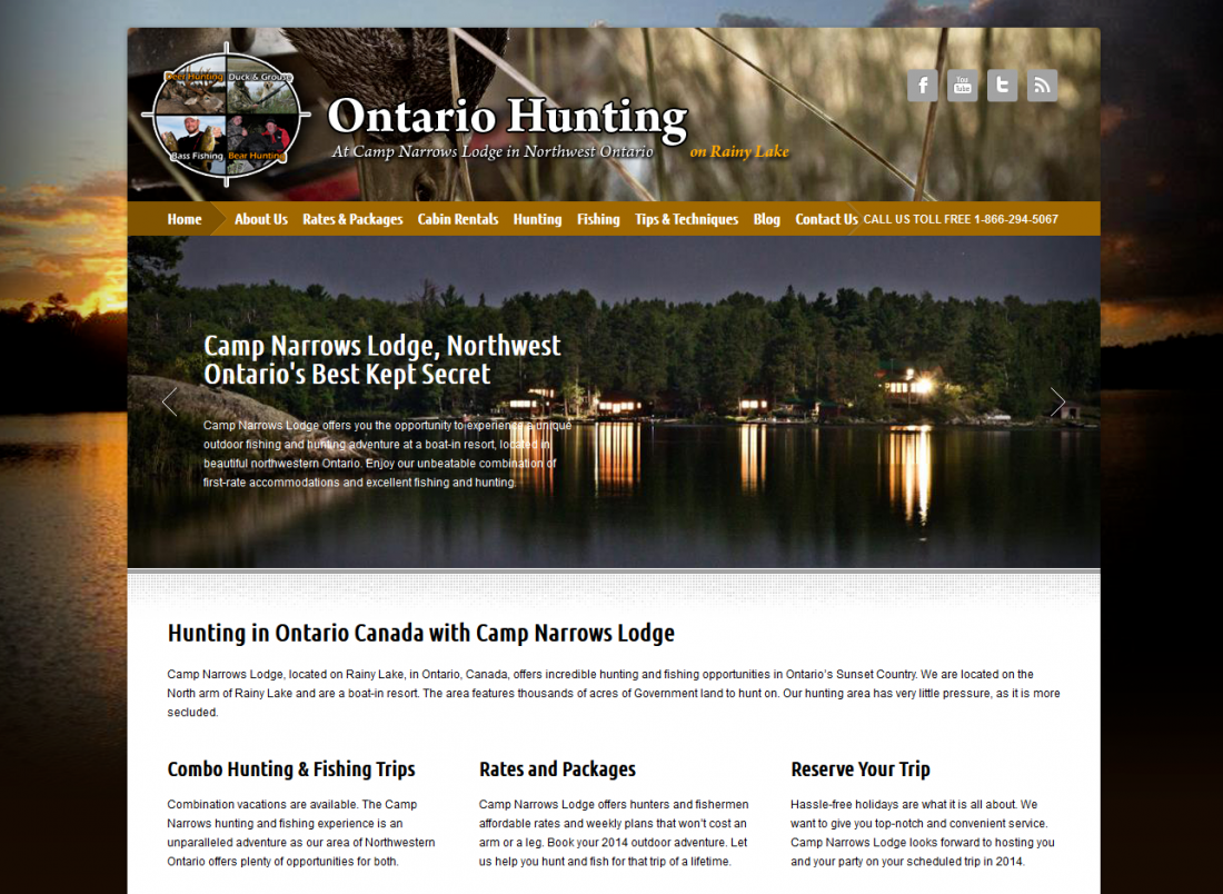 Ontario Hunting – Camp Narrows Lodge