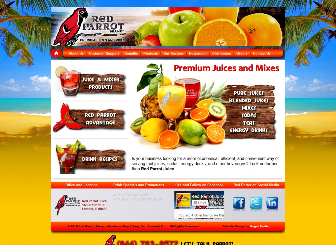 Red Parrot Juice